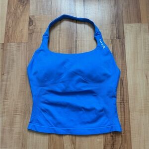 Dfyne Electric Blue Impact Halter top Size Medium